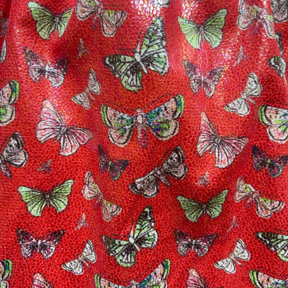 Red Two Piece Butterfly Set - Picture 4 of 6